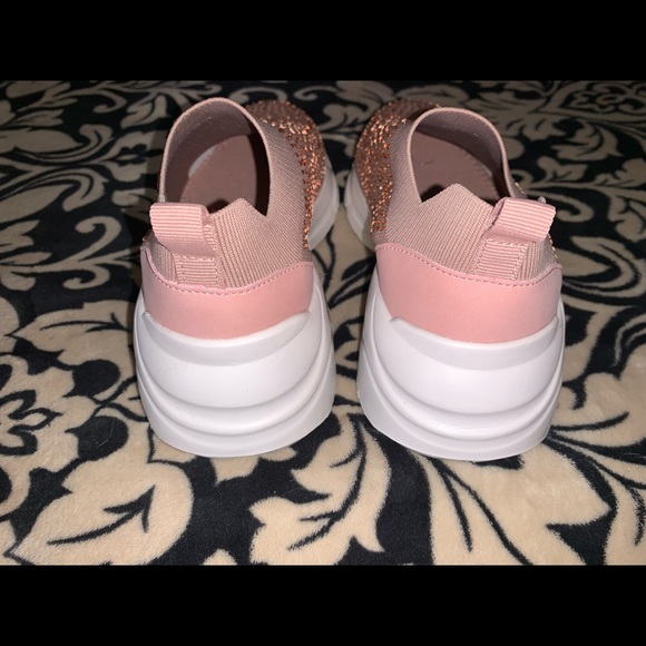 Women Holographic Metallic Chunky Sneaker Platform Walking Athletic Shoes - Picture 3 of 5